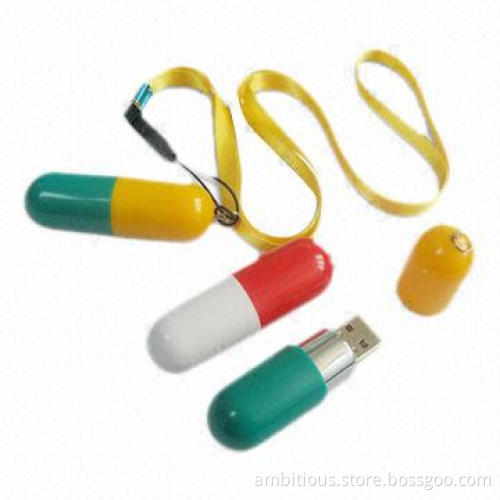 Plastic USB Flash Drive, FCC and CE Certified